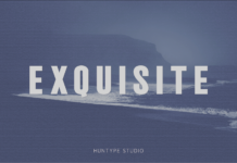 Exquisite Font Poster 1