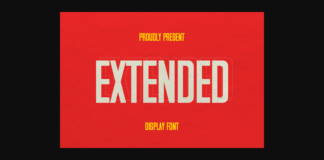 Extended Font Poster 1