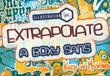 Extrapolate Font Poster 1