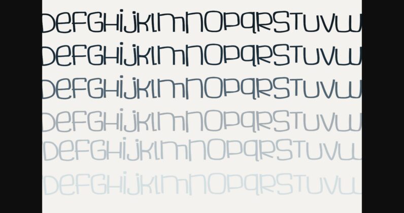 Extrapolate Font Poster 7
