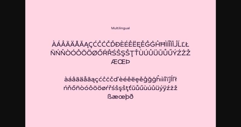 Extrend Font Poster 9