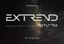 Extrend Futura Font Poster 1