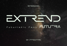 Extrend Futura Font Extrend Futura Font Poster 1