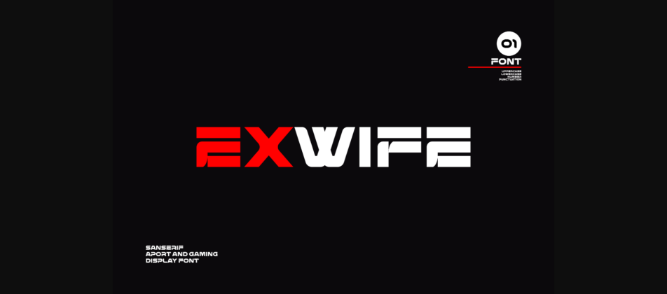 Exwife Font Poster 3