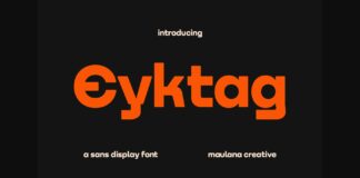 Eyktag Font Poster 1