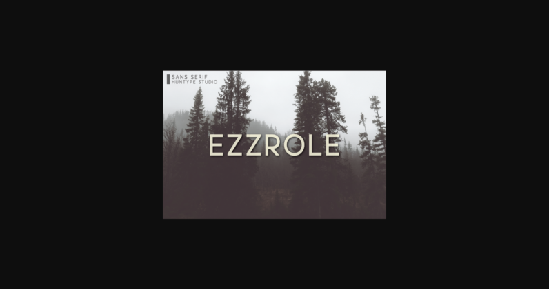 Ezzrole Font Poster 3