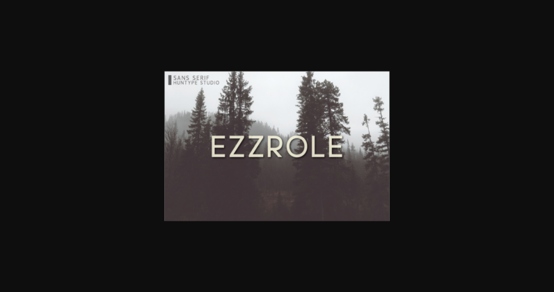 Ezzrole Font Poster 1