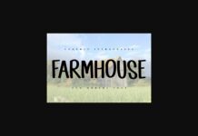 Farmhouse Font Poster 1