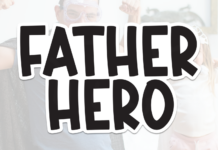 Father Hero Font Father Hero Font Poster 1