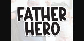 Father Hero Font Poster 1