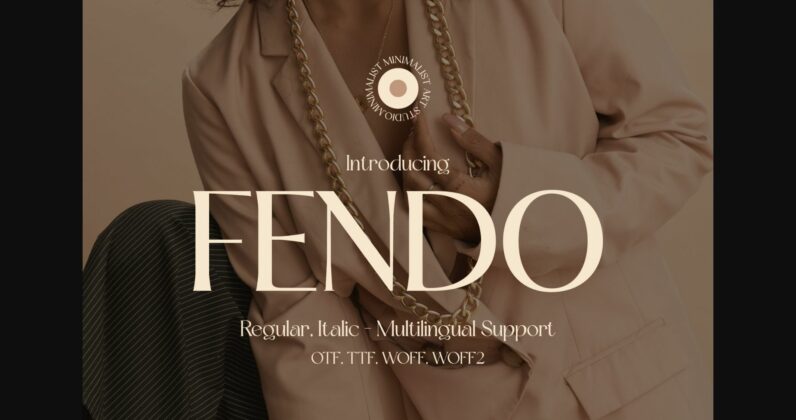 Fendo Font Poster 1