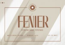 Fenier Font Poster 1