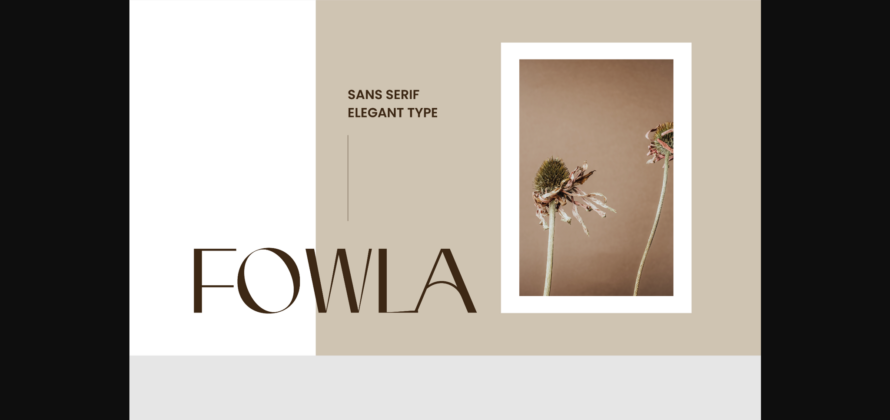 Fowla Font Poster 1