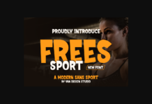 Frees Sport Font Poster 1