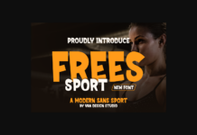 Frees Sport Font Frees Sport Font Poster 1