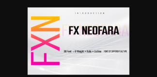 Fx Neofara Font Poster 1