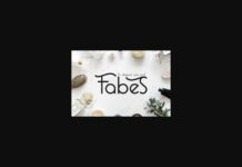 Fabes Font Poster 1