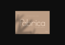 Fabrica Font Poster 1