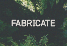 Fabricate Font Poster 1