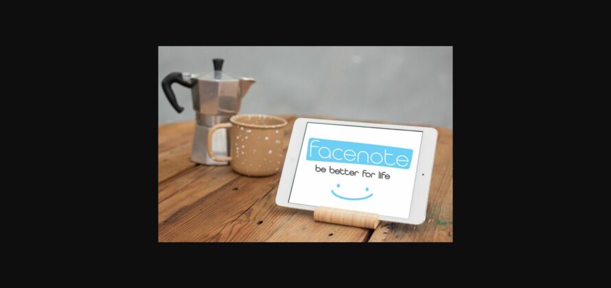 Facenote Font Poster 5