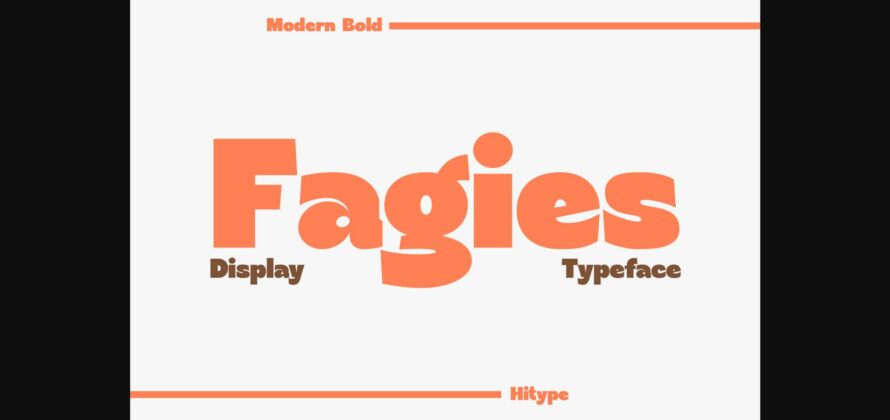 Fagies Font Poster 3