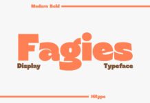 Fagies Font Poster 1