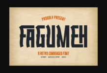 Fagumeh Font Poster 1