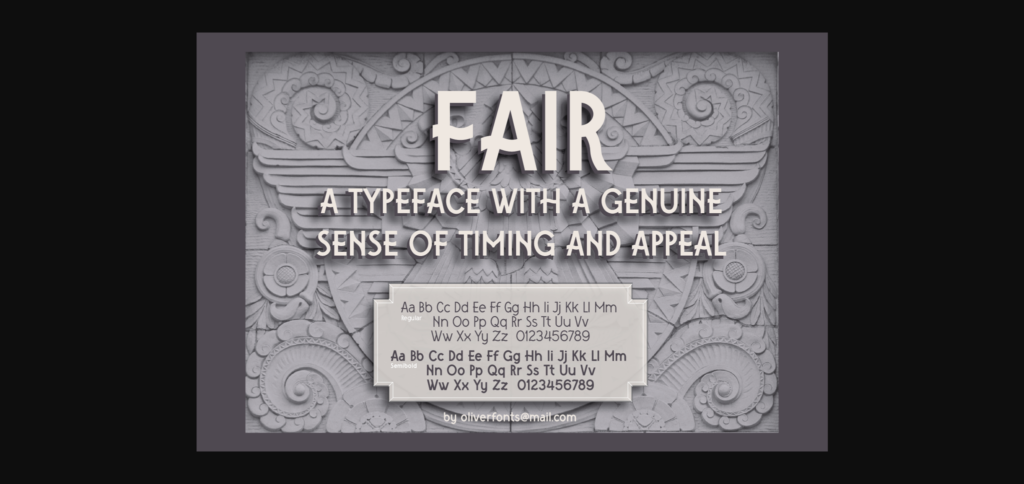 Fair Font Poster 3