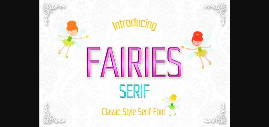 Fairies Font Poster 3