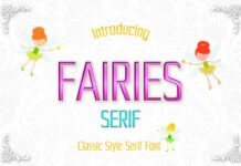 Fairies Font Poster 1