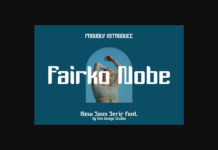 Fairko Nobe Font Poster 1