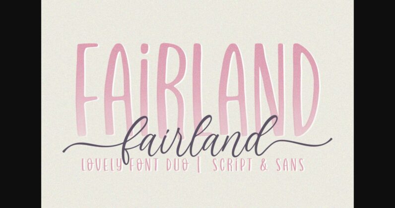 Fairland Duo Font Poster 3