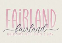 Fairland Duo Font Poster 1