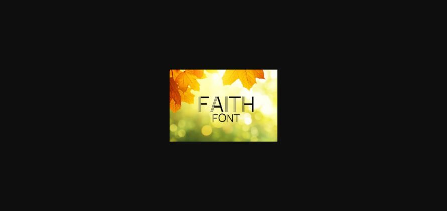 Faith Font Poster 3