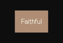 Faithful Font Poster 1