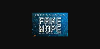 Fake Hope Font Poster 1