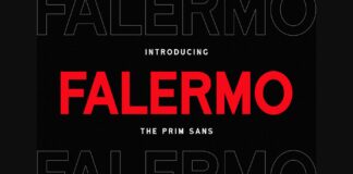 Falermo Font Poster 1