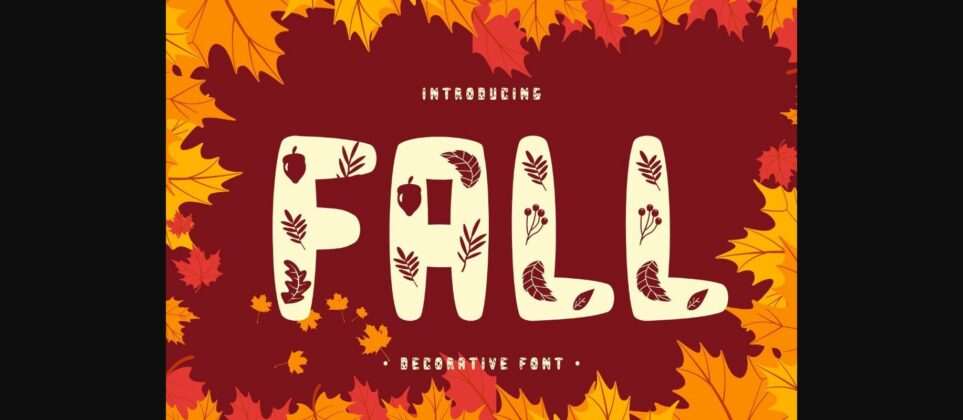 Fall Font Poster 1