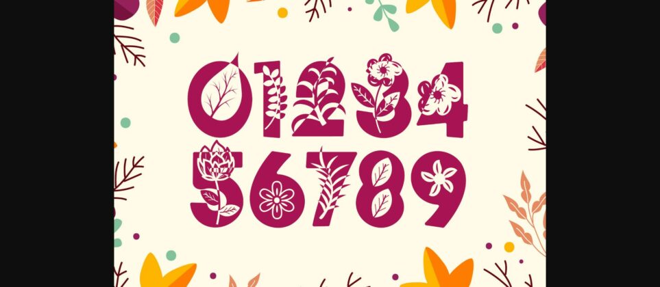 Fall Vibes Font Poster 8