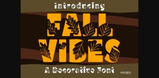 Fall Vibes Font Poster 1