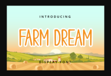 Farm Dream Font Poster 1