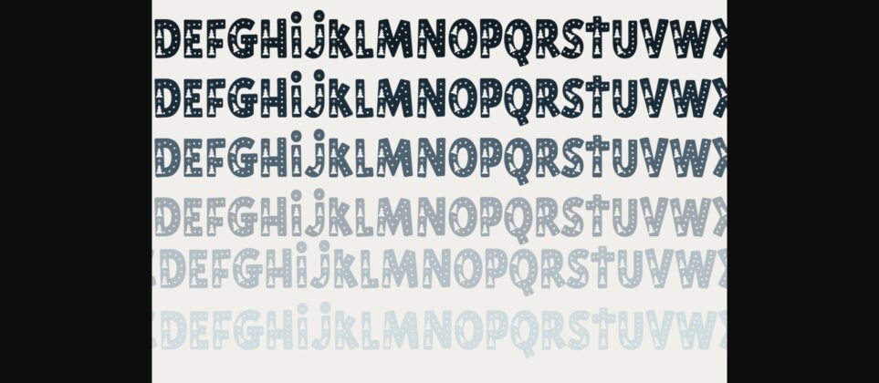 Farm Fresh Trees Font Poster 7