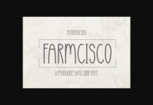 Farmcisco Font Poster 1