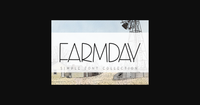 Farmday Font Poster 3