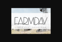 Farmday Font Poster 1