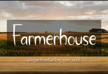 Farmerhouse Font Poster 1