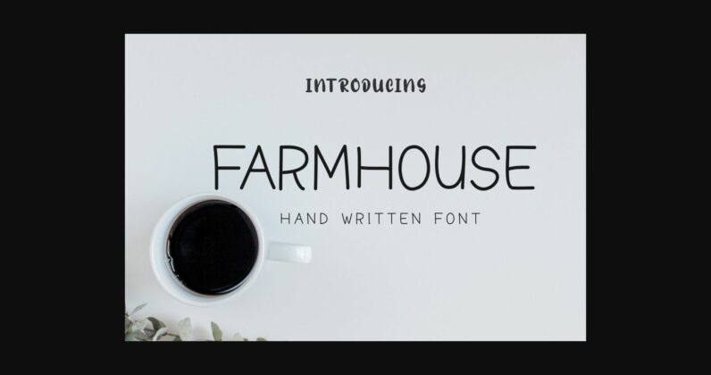 Farmhouse Font Poster 3