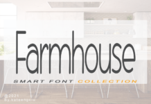 Farmhouse Font Poster 1