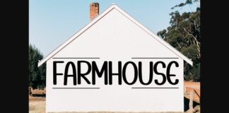 Farmhouse Font Poster 1