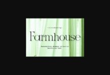 Farmhouse Font Poster 1